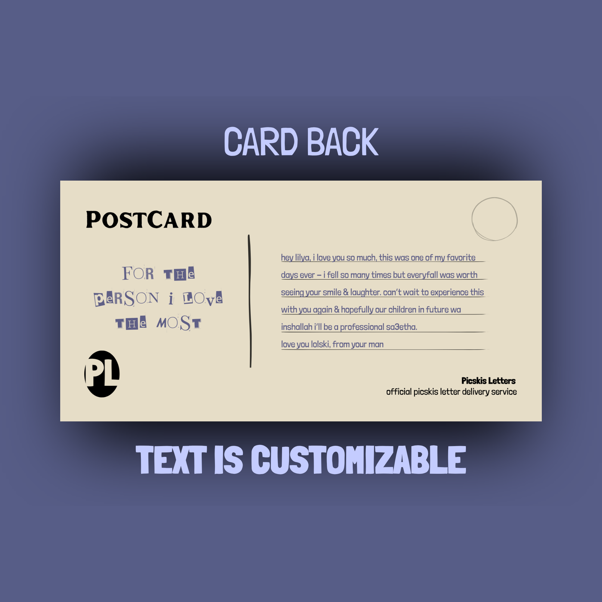 Picskis Letter
