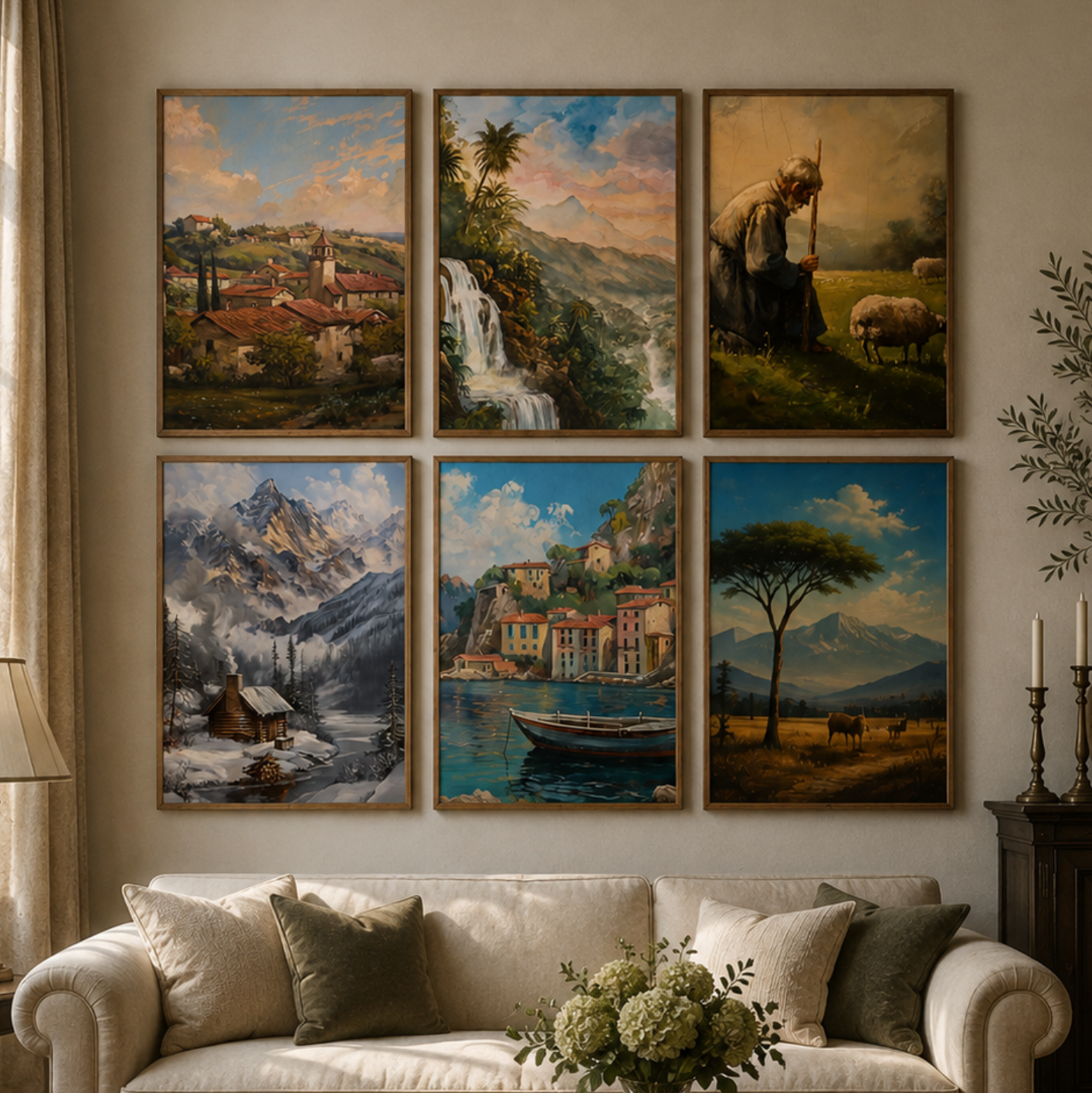 Oil Feel Wall Art 1